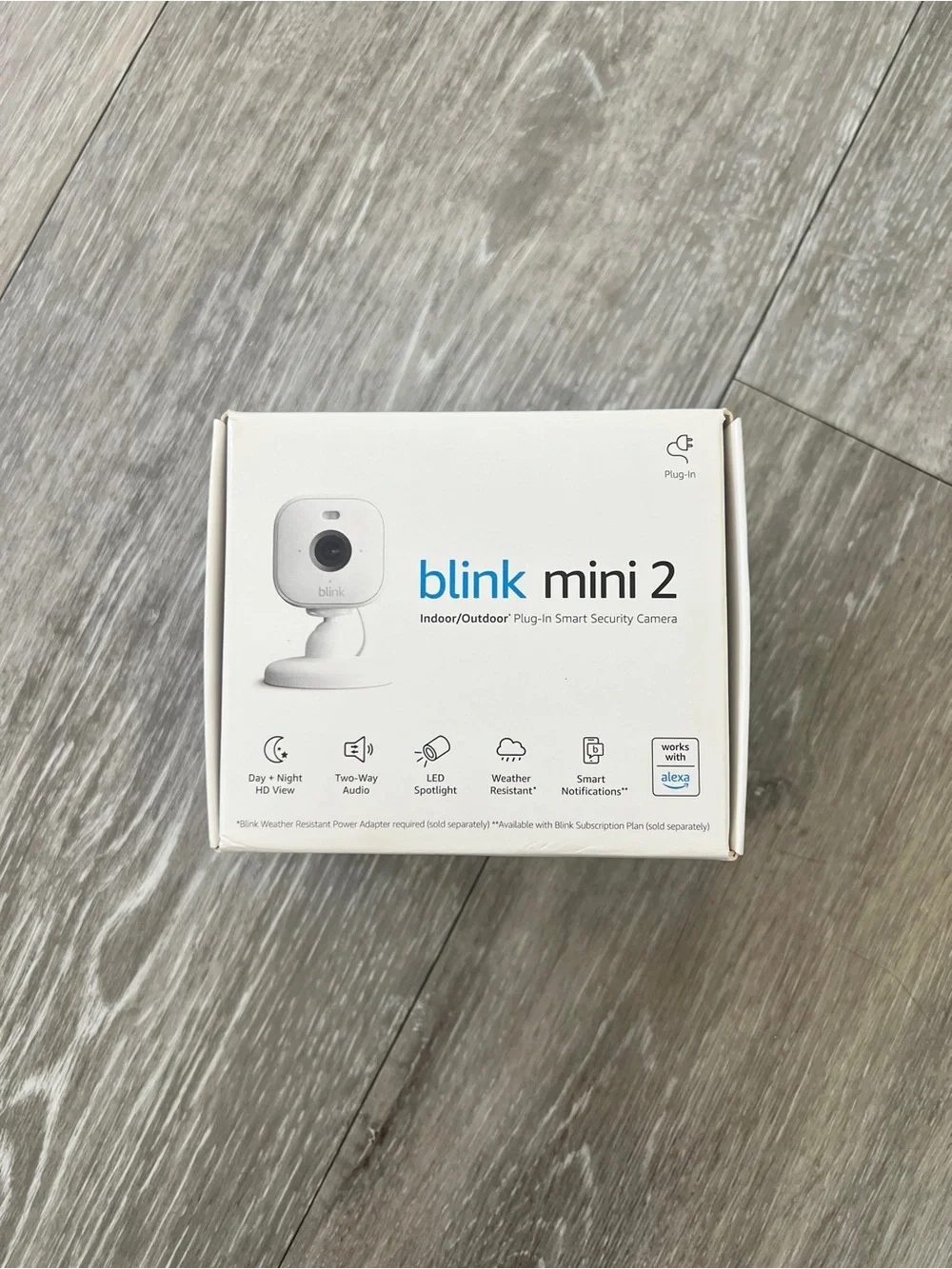 Blink Mini 2 Indoor/Outdoor Smart Security Camera - White